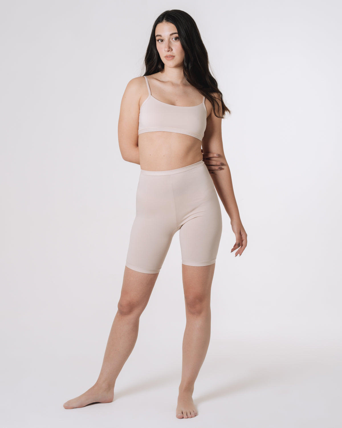 Modello Papavero - Panty lungo Nude