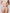Modello Viola - Culotte Modal vita alta con pizzo Nude